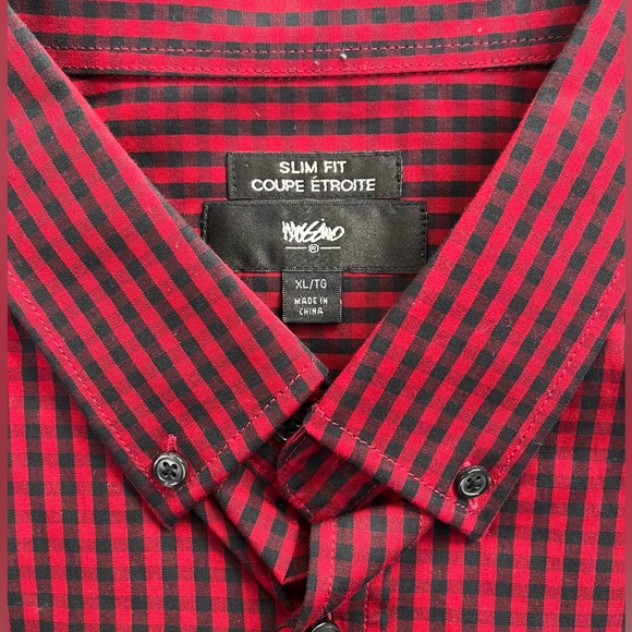 Mossimo Men’s Long Sleeve Button Down Shirt XL - Picture 2 of 4